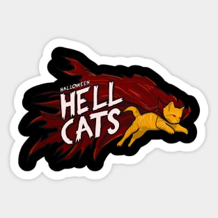 Halloween Hellcats Sticker